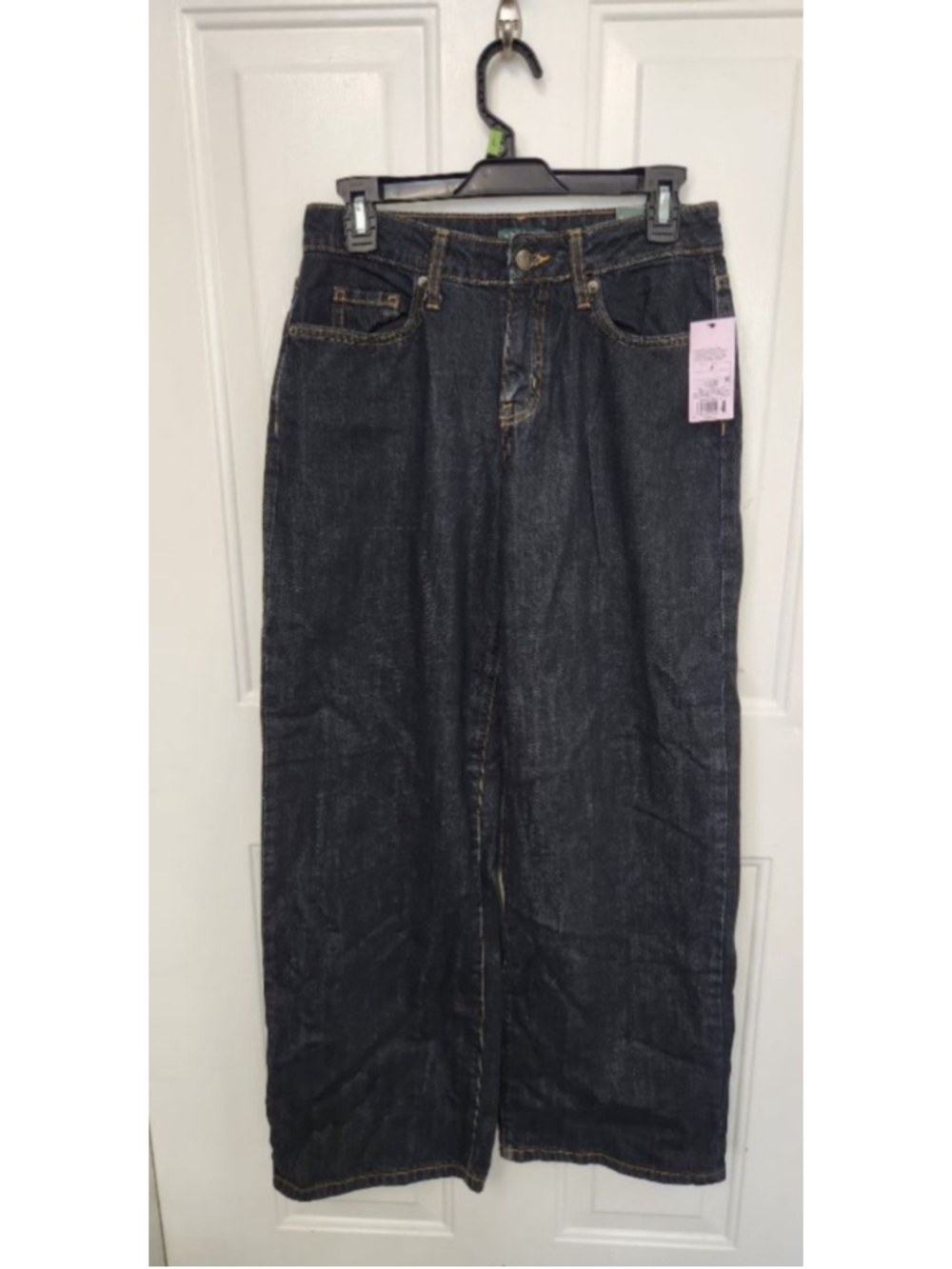 Wild Fable Dark Blue Low-Rise Baggy Jeans Size 4